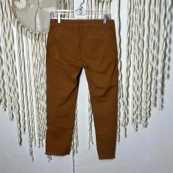 Frank & Eileen Wicklow Italian Chino Trouser in Toffee NWOT Size 0/25 - Picture 4 of 8